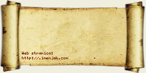 Jovana Becić vizit kartica